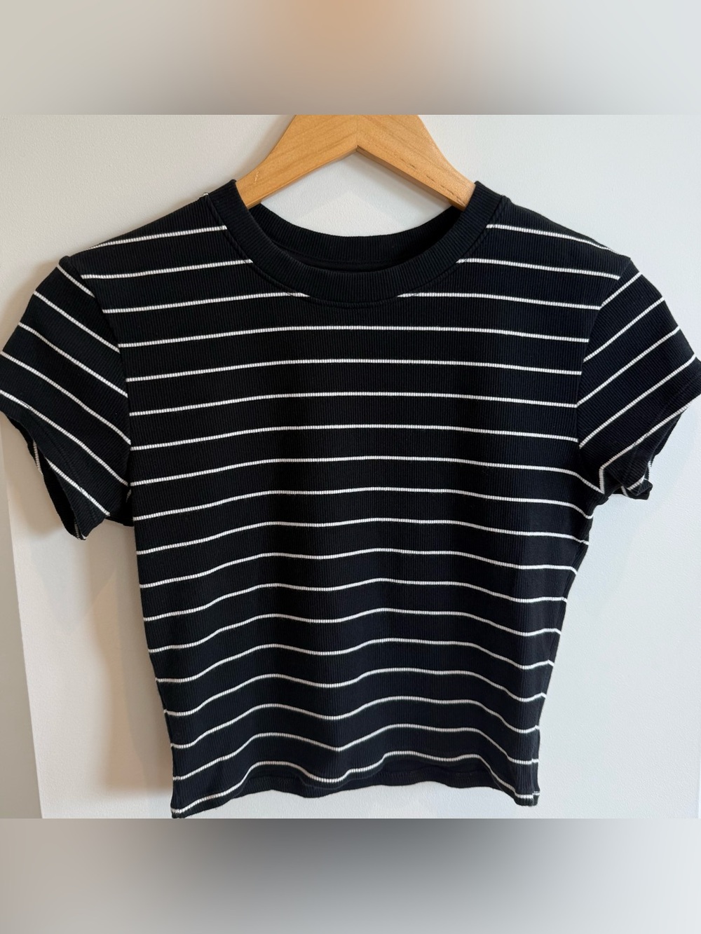 Brunette The Label ribbed T, S/M